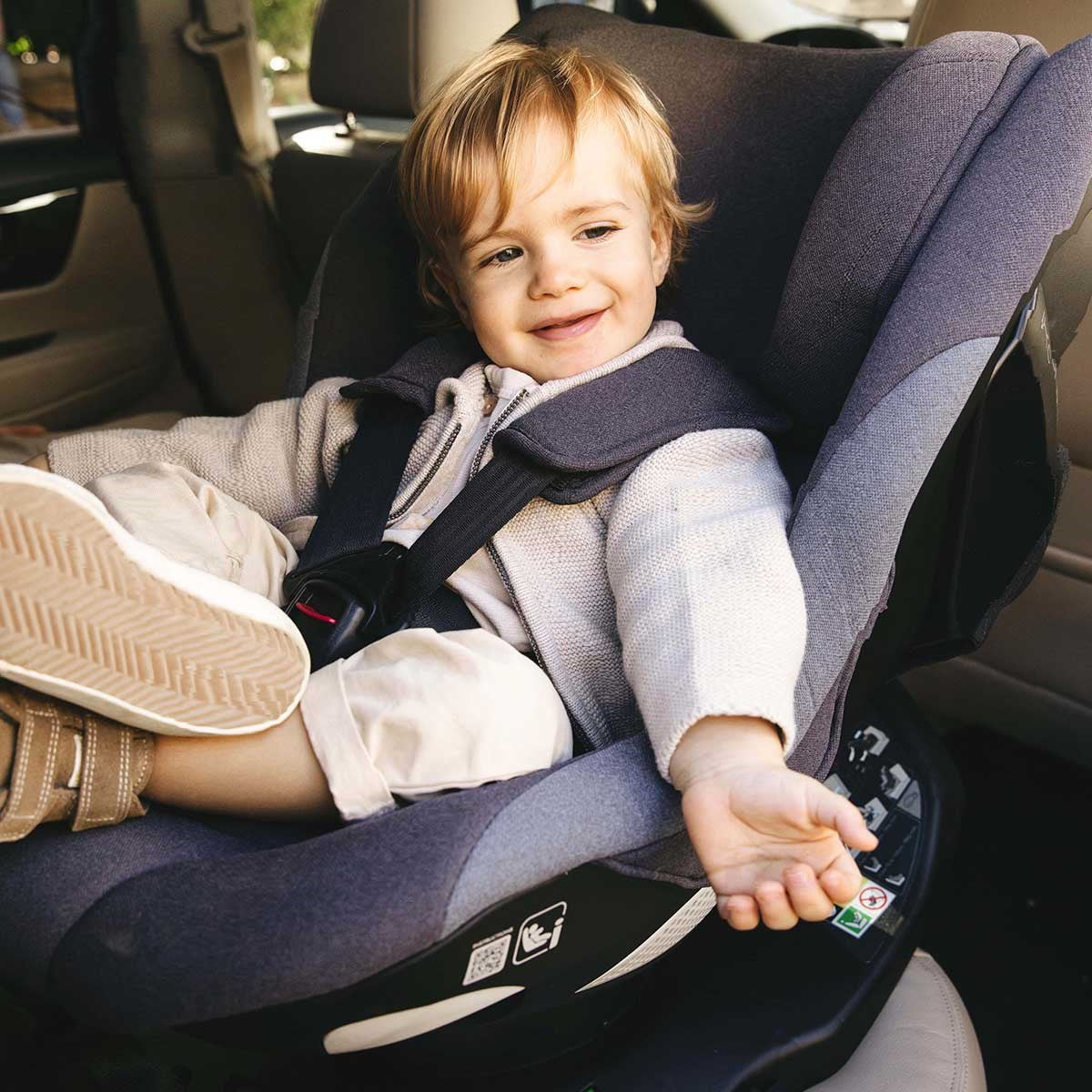 Jane Ikonic-2 Rotating ERF i-Size Car Seat 40-105cm, 0-4 Years- Black