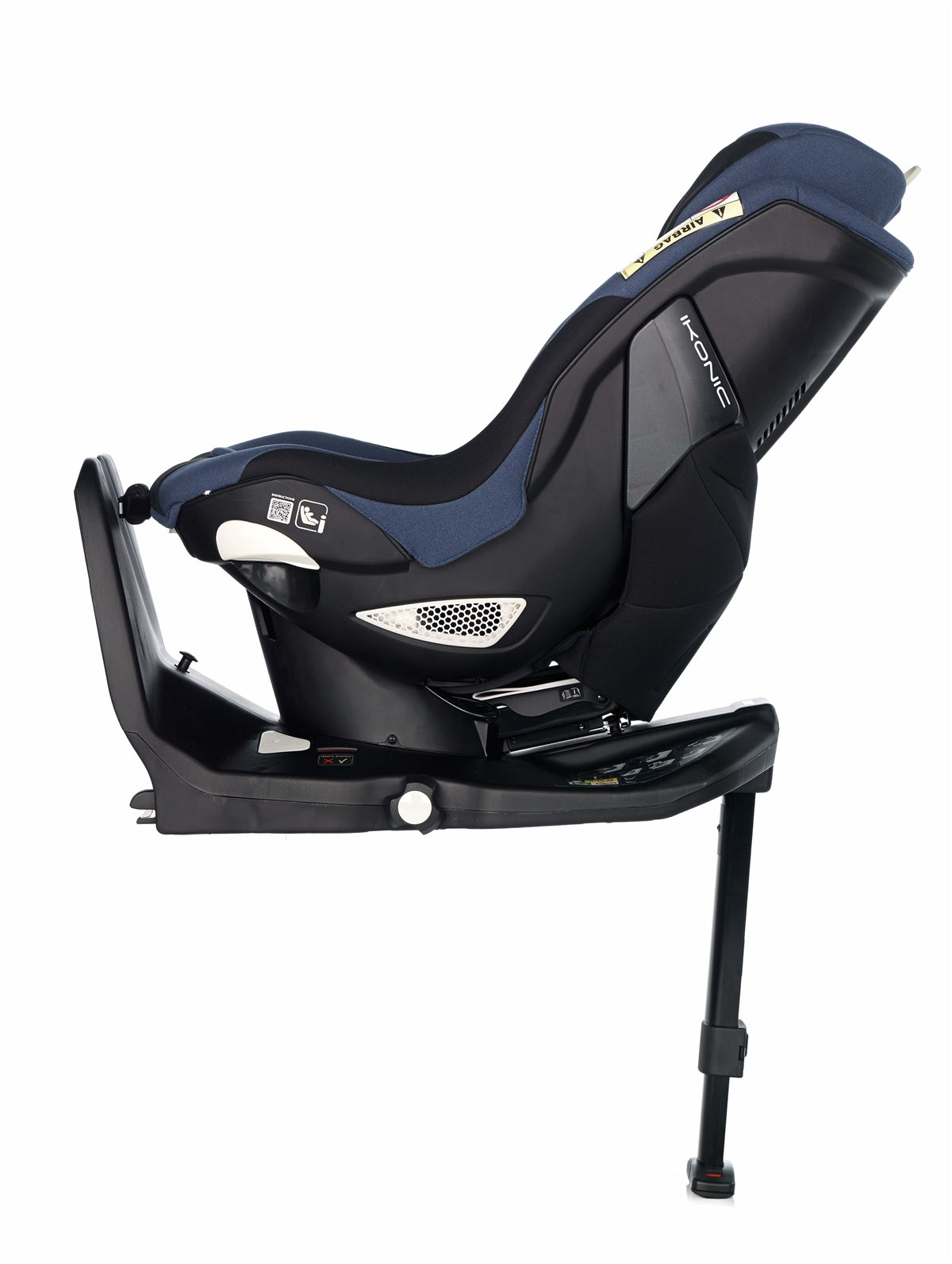 Jane Ikonic-2 Rotating ERF i-Size Car Seat 40-105cm, 0-4 Years- Black