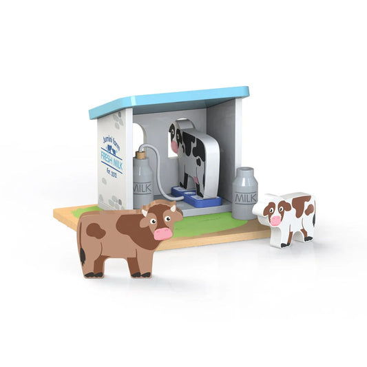 Jumini Wooden Milking Parlour Set image 0
