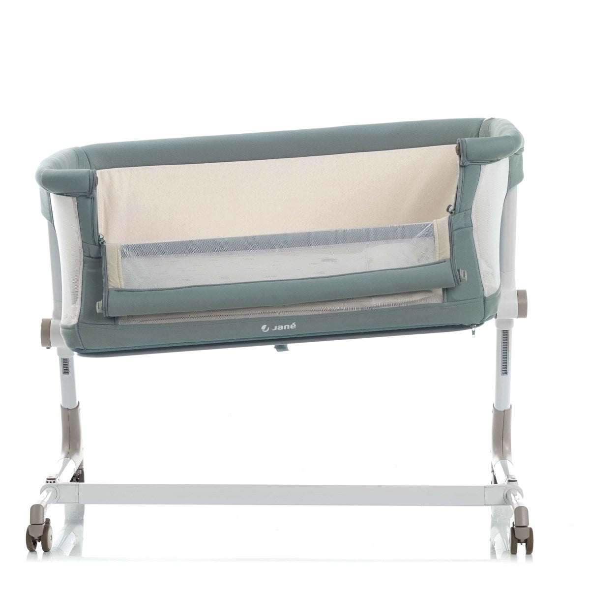Jane Baby Side Crib + 4 Piece Bedding Set & Safety Mattress- Star 2026