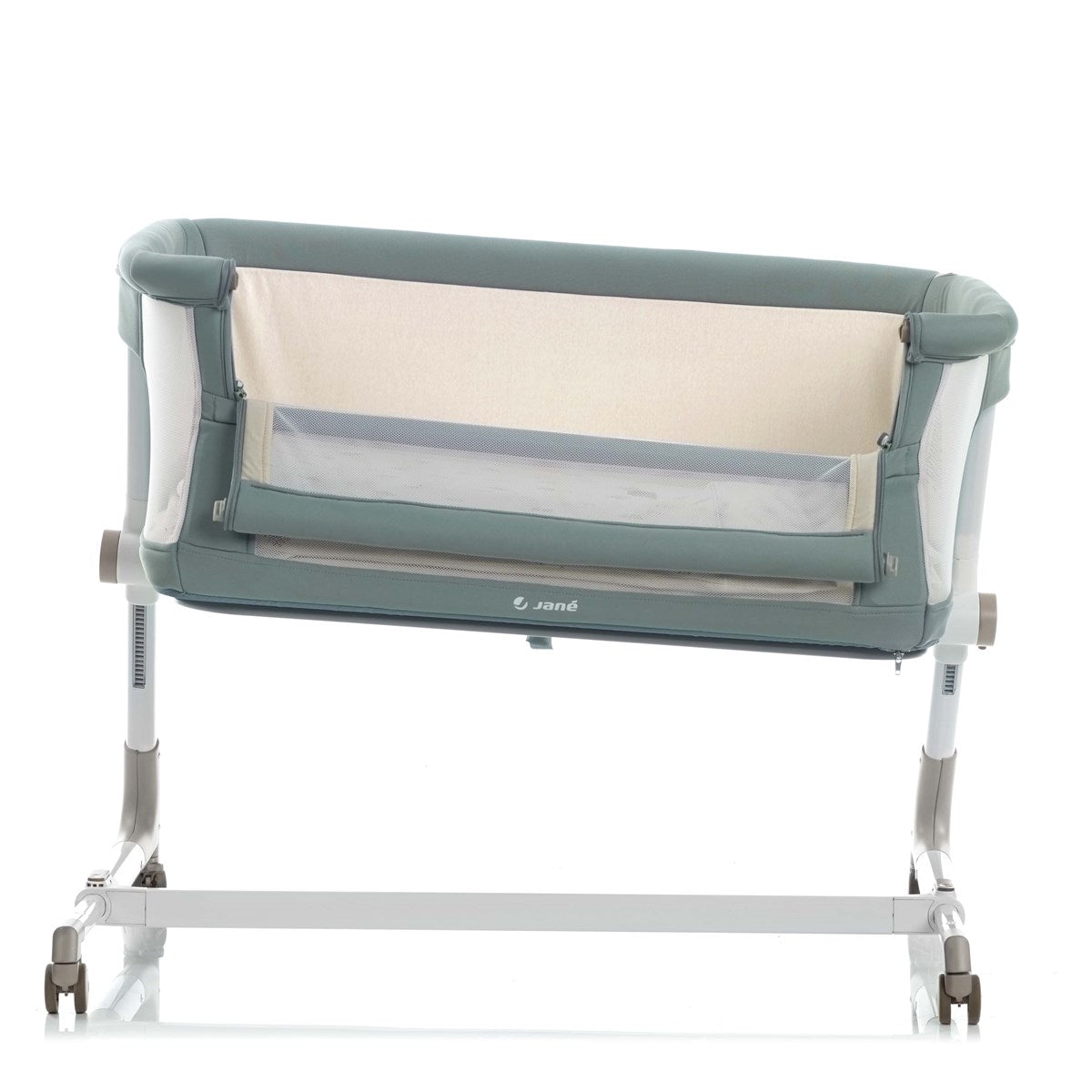 Jane Baby Side Crib + 4 Piece Bedding Set & Safety Mattress- Star 2026