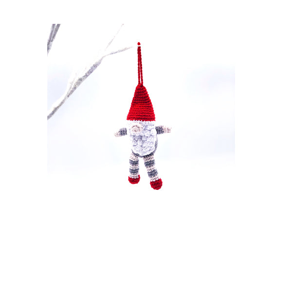 Pebblechild Gnome Christmas Decoration image 0