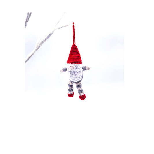 Pebblechild Gnome Christmas Decoration image 0