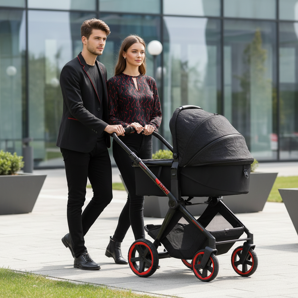 Jané Limited Edition Crosslight Pro Carbon 3in1 Travel System with Lightweight Carbon Fibre Chassis