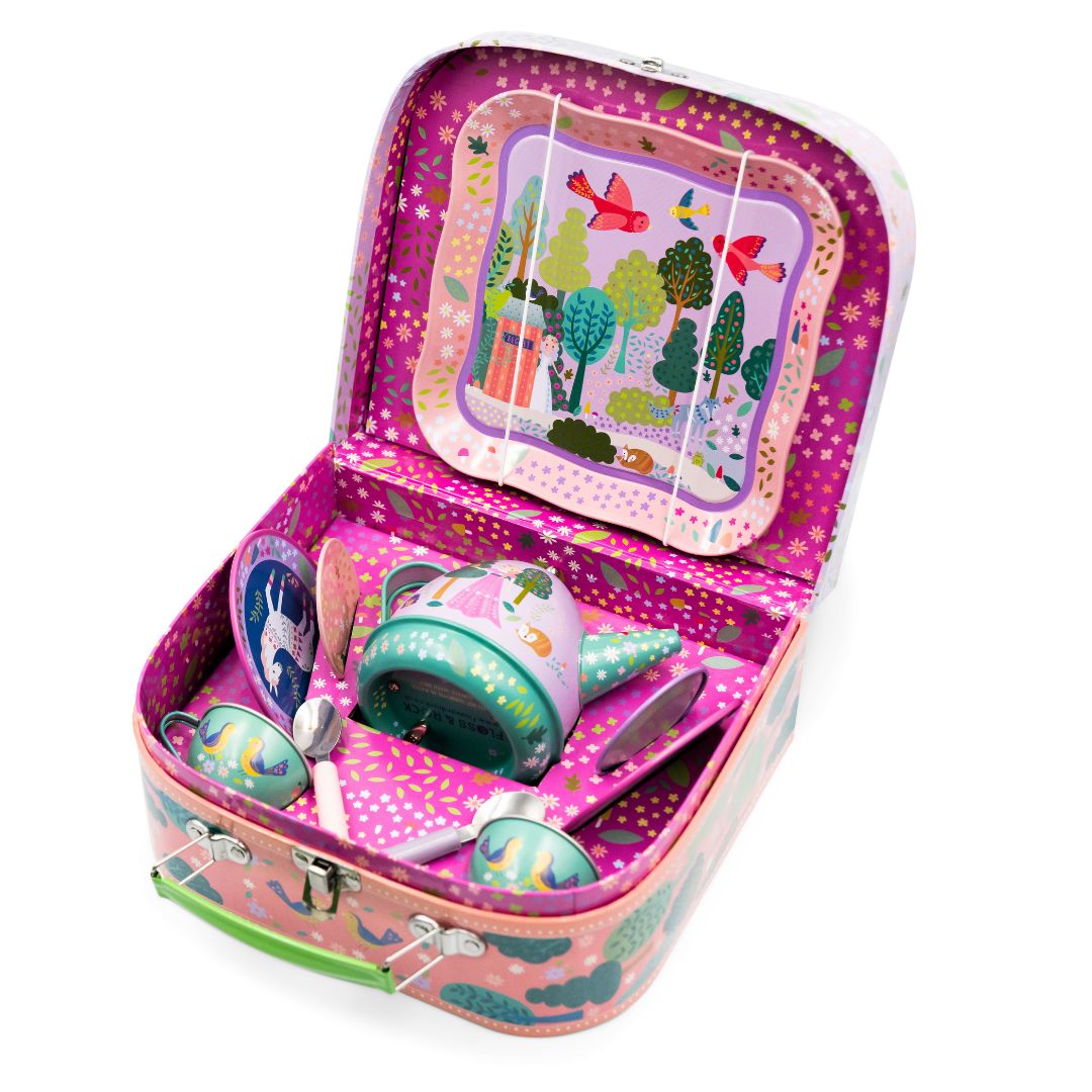 Musical Tea Set 11 Piece - Fairy Tale image 1