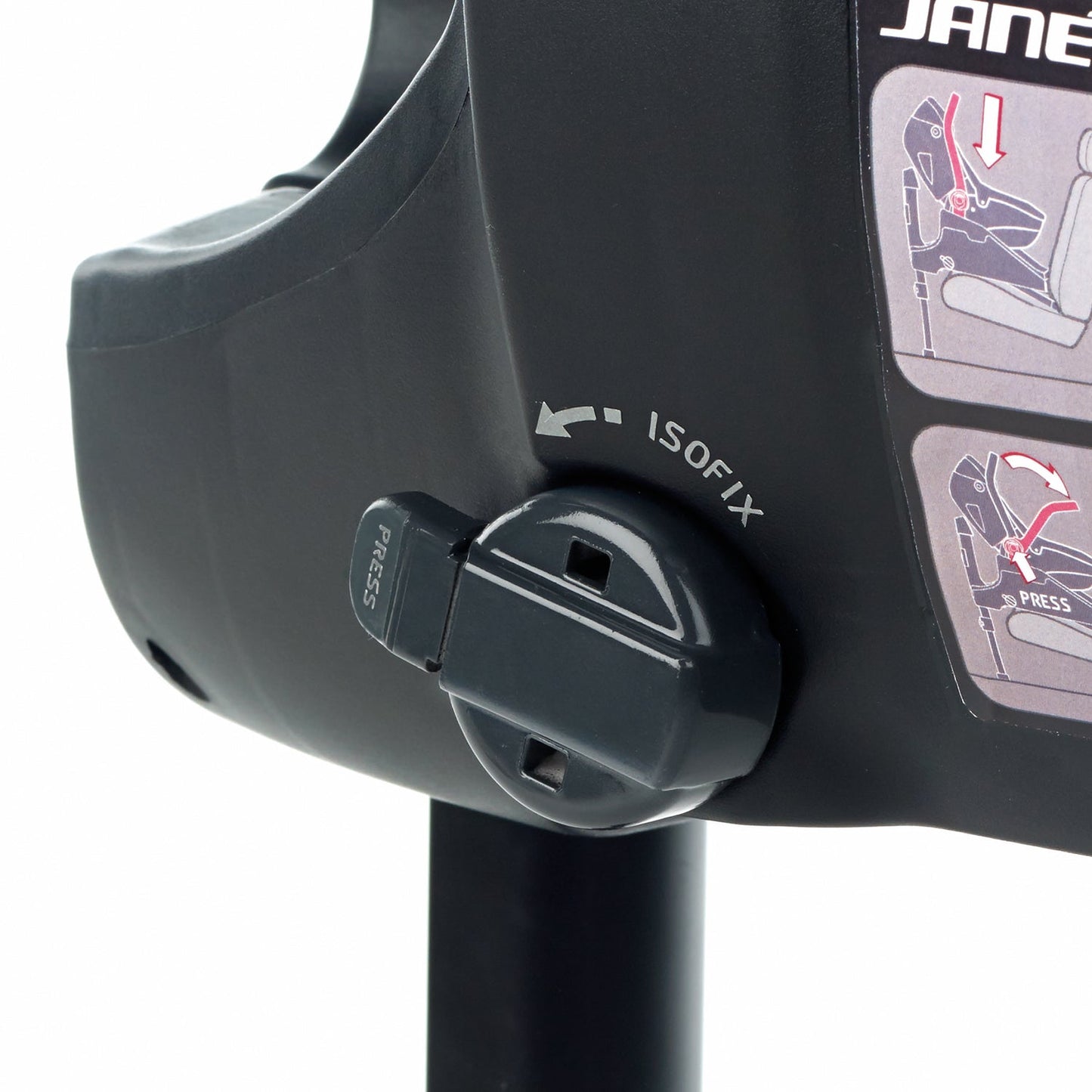 Jané Trider + Transporter Plus Carrycot, Cold Black