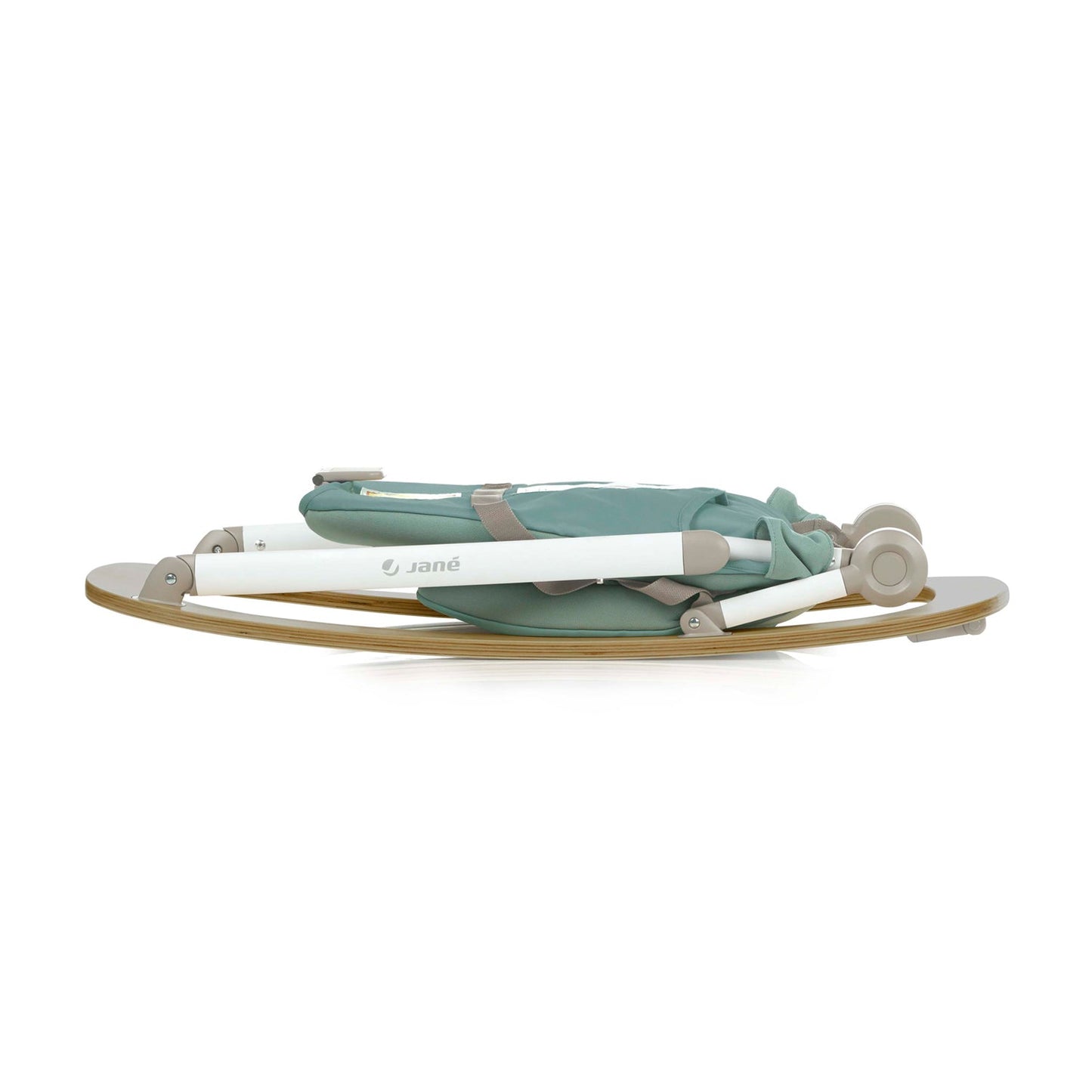 Jane Kalm Wooden Hammock – Natural Birch Rocker with Soft Padded Insert- Desert