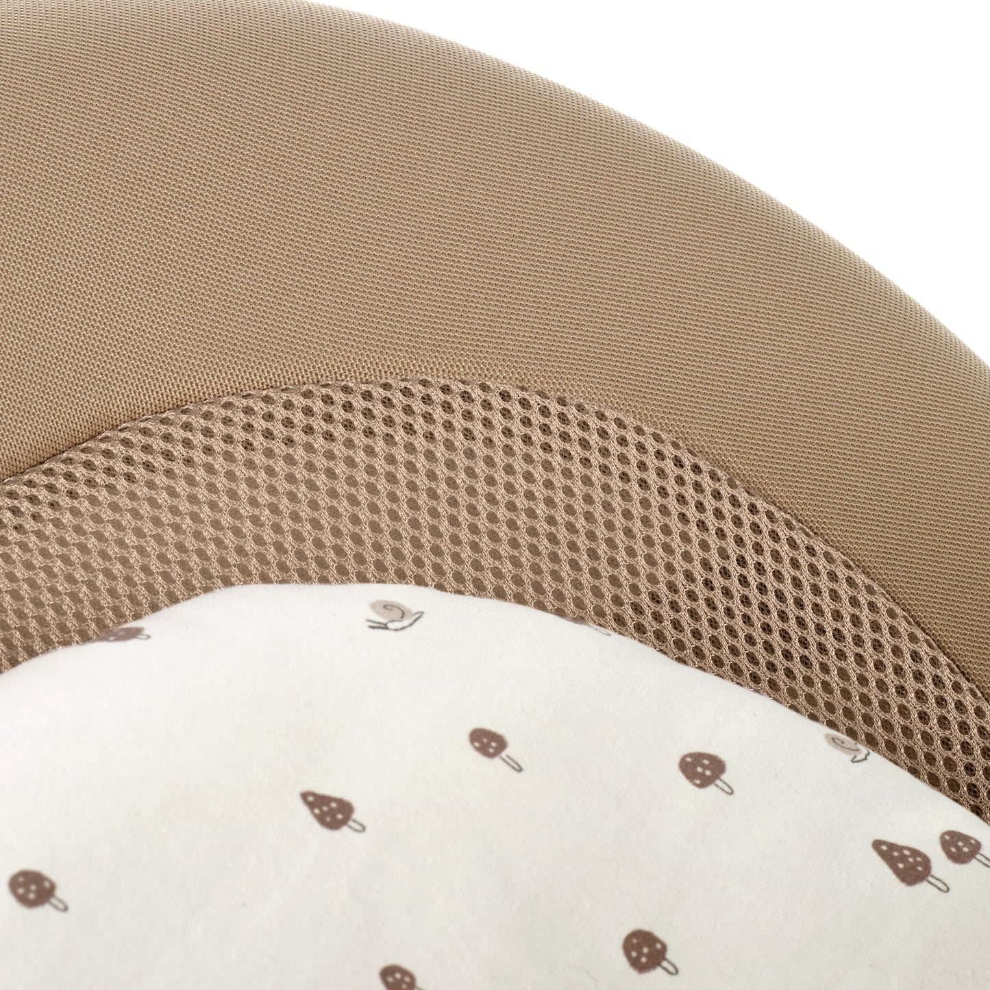 Jane Kalm Wooden Hammock – Natural Birch Rocker with Soft Padded Insert- Sesame