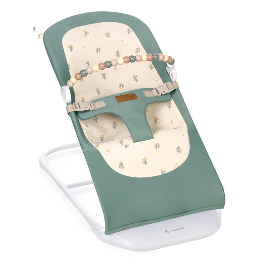 Jane Baluu Baby Hammock Bouncer with Activity Toy Arch, Botanic