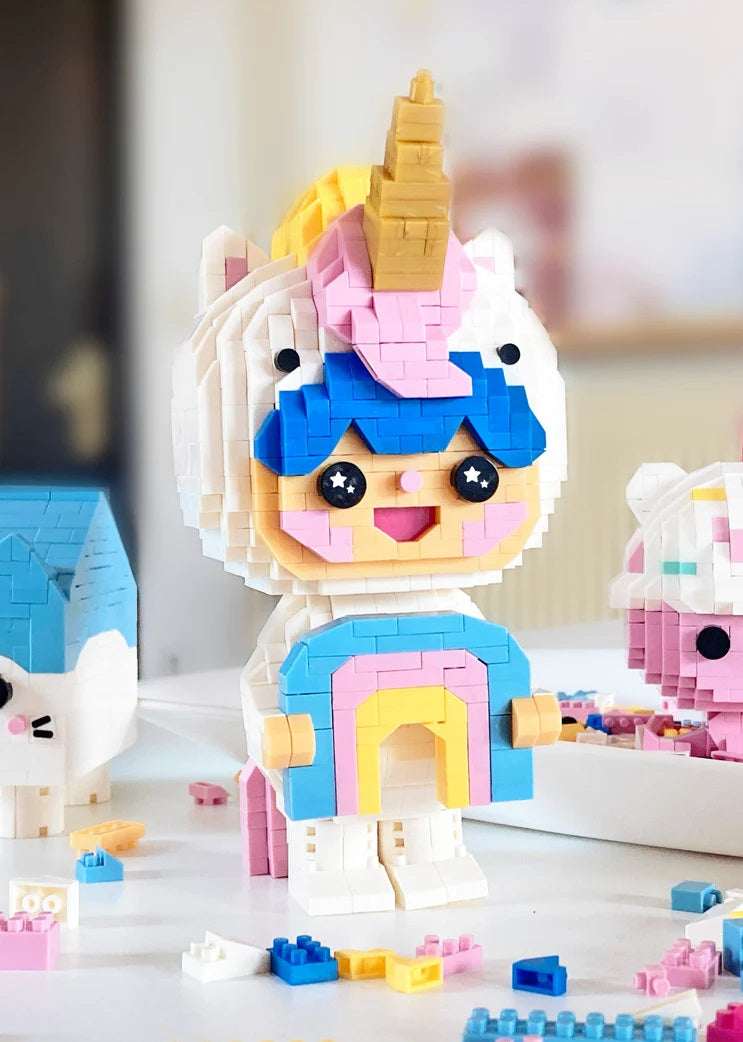 Momiji Rainbow Unicorn Mini Bricks image 0