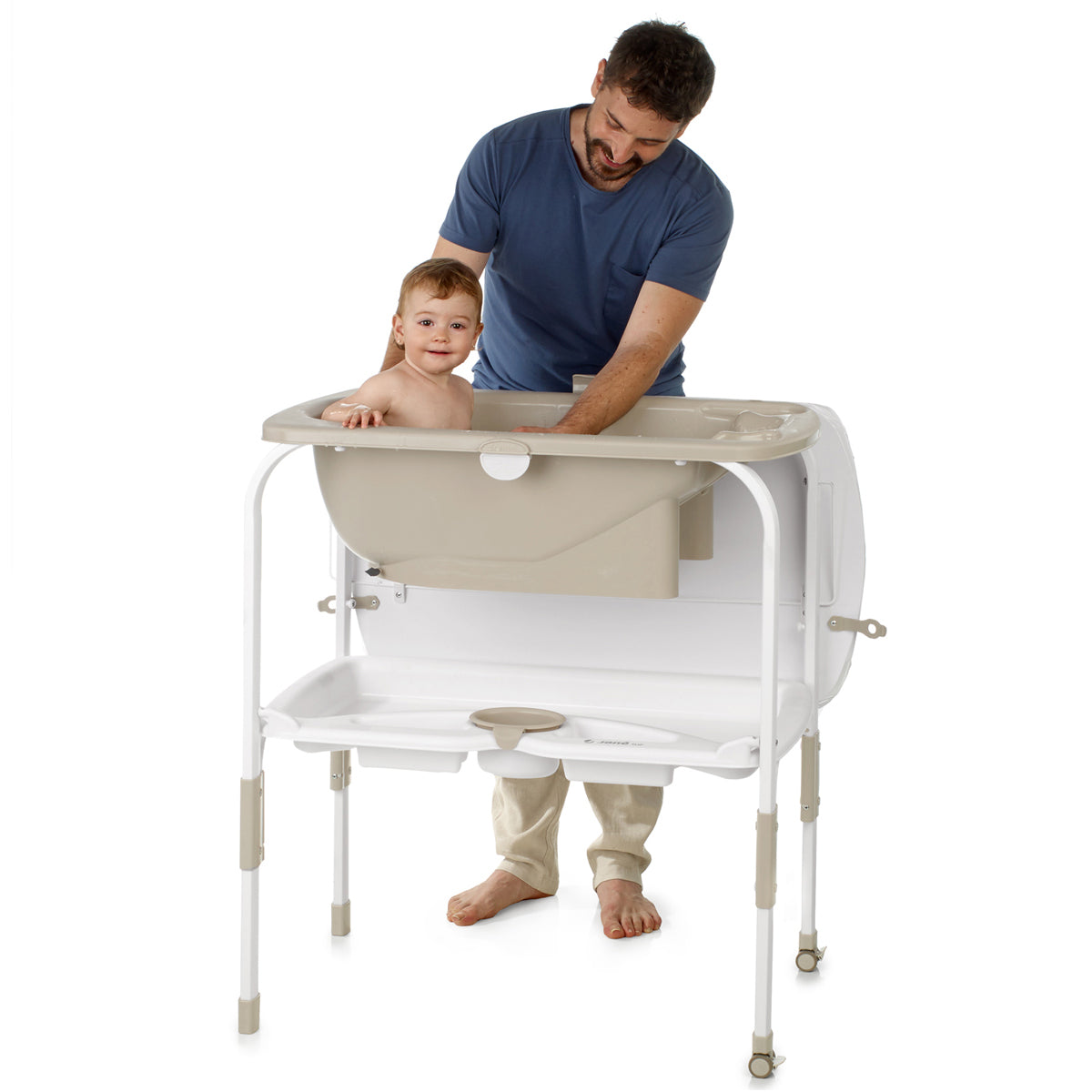 Jane Flip Baby Bath Changing Unit- Sesame
