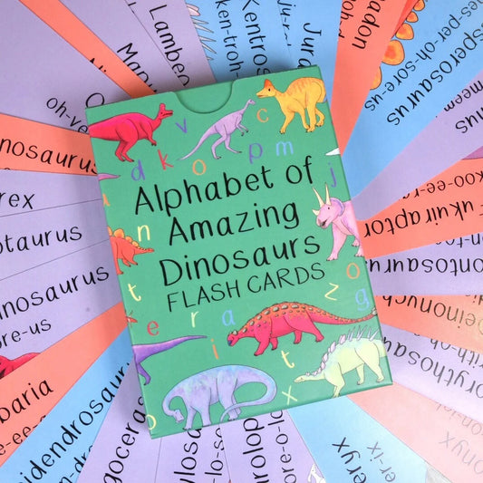 Alphabet of Amazing Dinosaurs Flash Cards image 0
