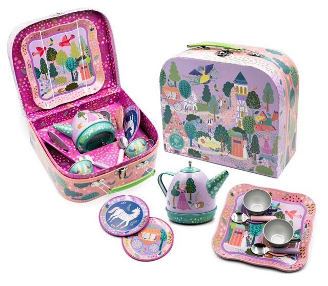 Musical Tea Set 11 Piece - Fairy Tale image 0