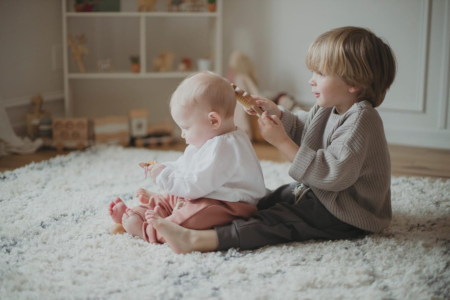 Petit Collage Little Bear Baby Brush