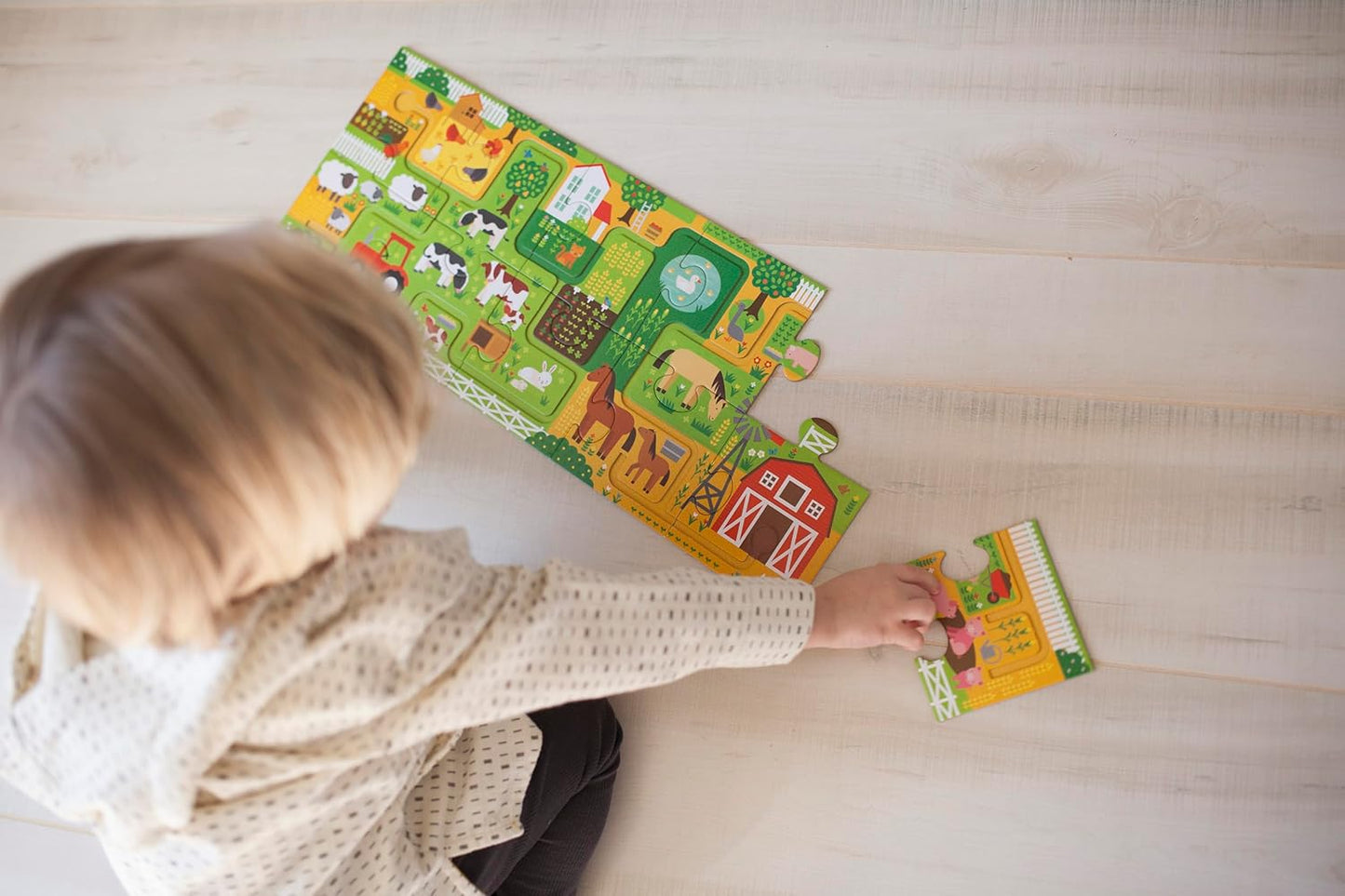 At the Farm Follow + Spot Puzzle