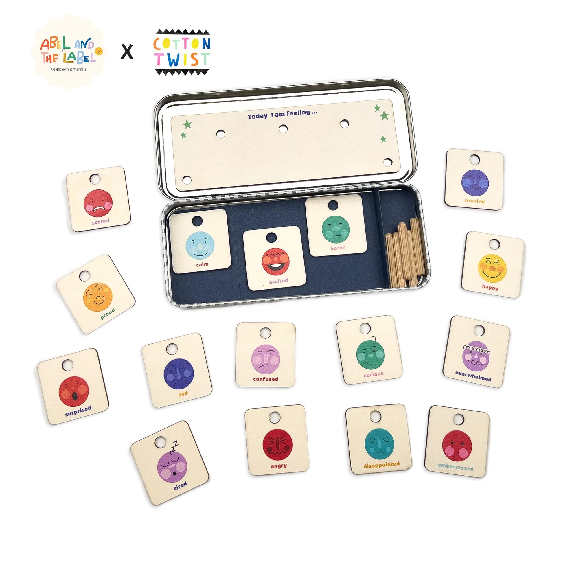 Cotton Twist Feelings Chart for Children image 3