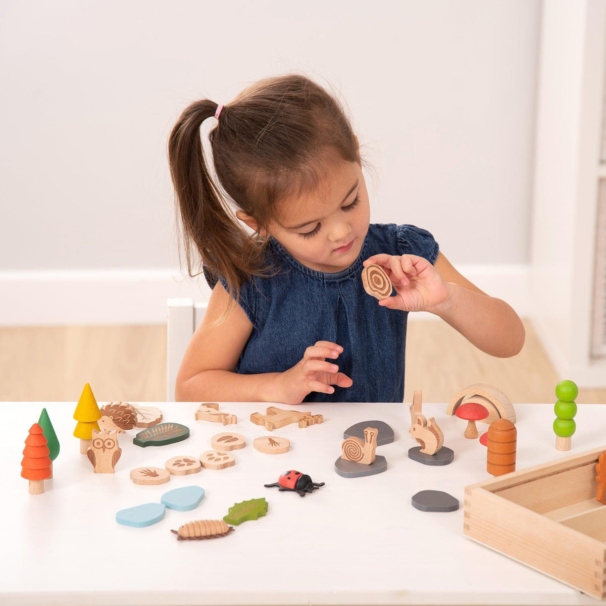 tickit® Wooden Woodland Trail Set – Sensory Small World Play Toy