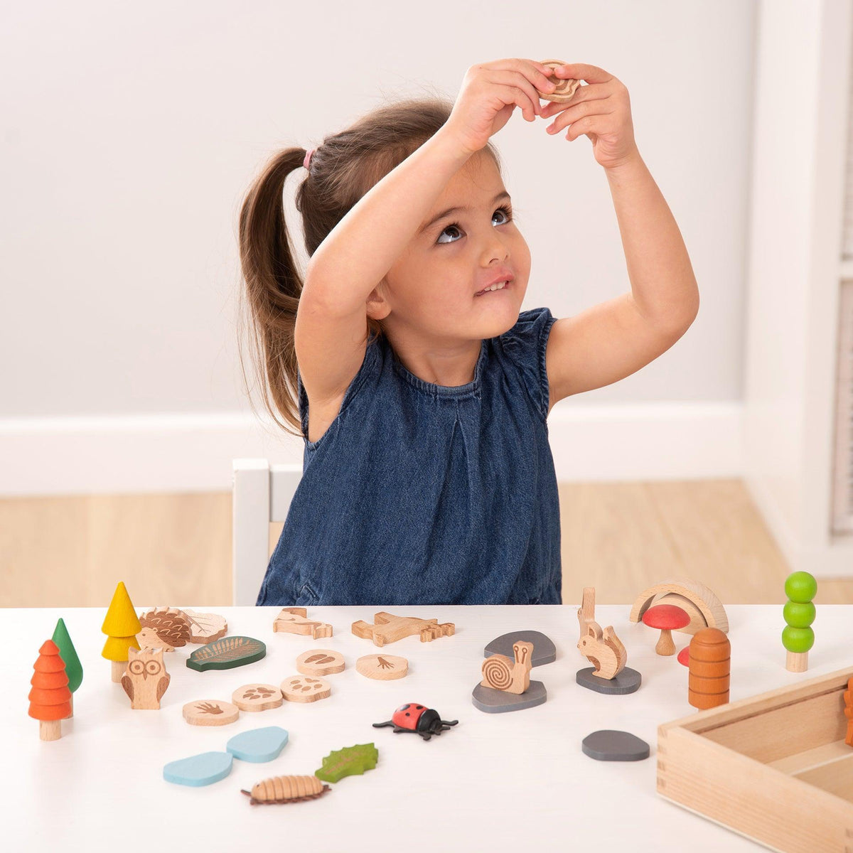 tickit® Wooden Woodland Trail Set – Sensory Small World Play Toy