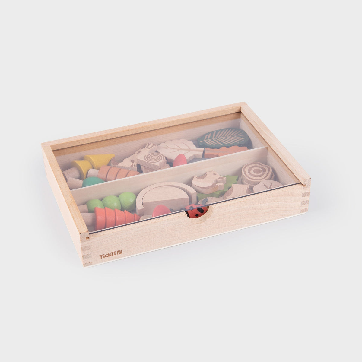 tickit® Wooden Woodland Trail Set – Sensory Small World Play Toy