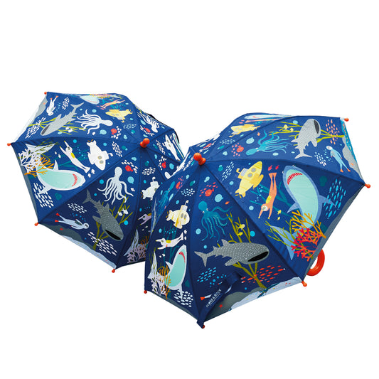 Colour Changing Umbrella - Deep Sea image 0