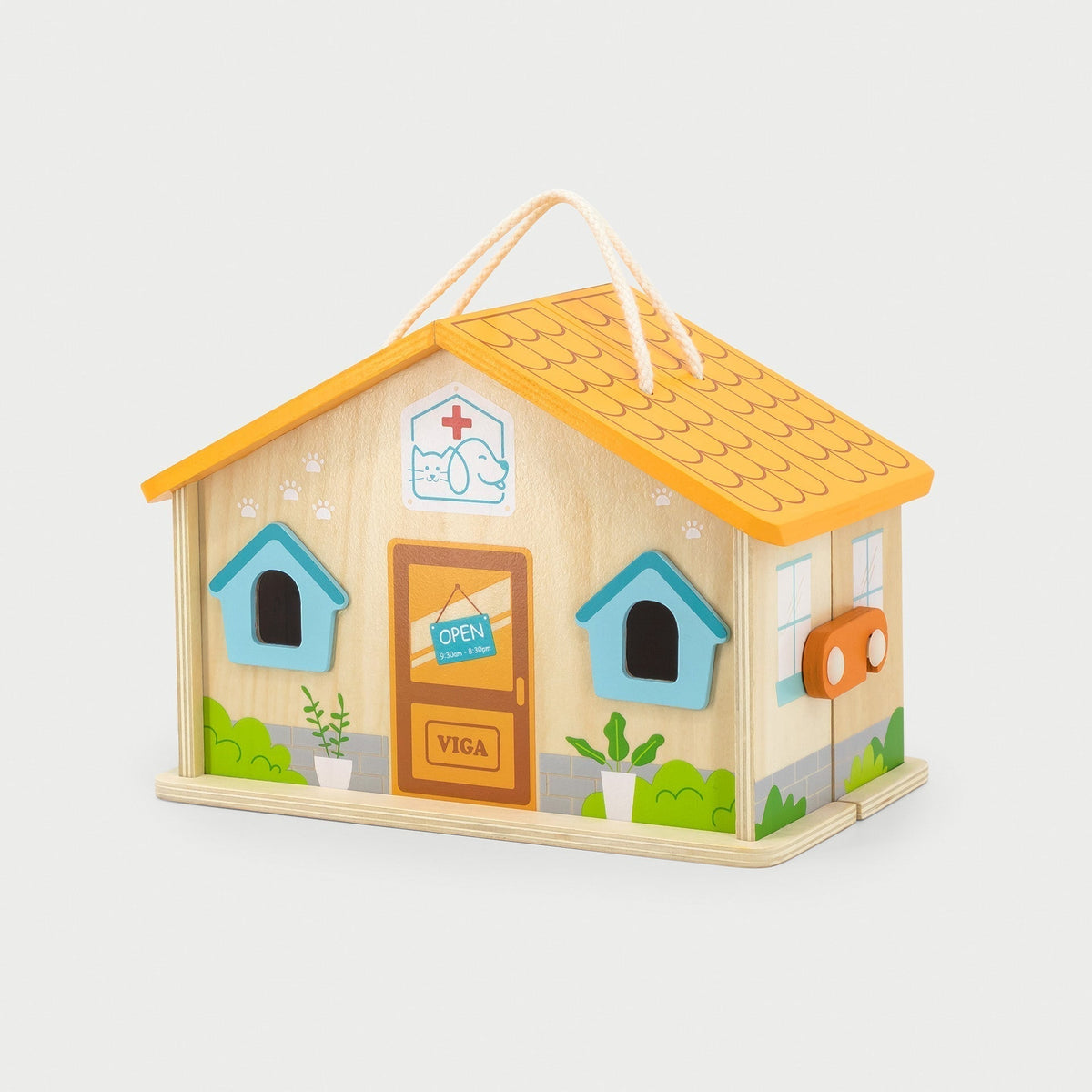 tickit® Wooden Pet Hospital & Vet Clinic Playset