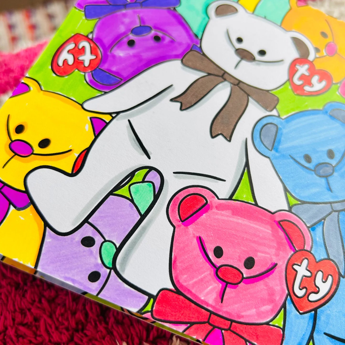 90's Nostalgia Colouring Book