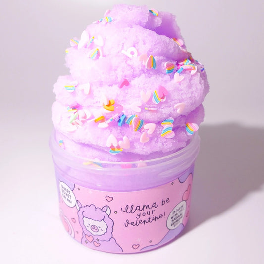 Llama Be Your Valentine- Valentine's Day Slime image 0