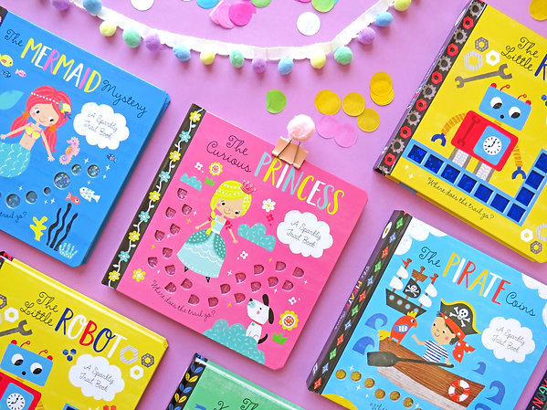 A Sparkly Trail- The Curious Princess Board Book image 3