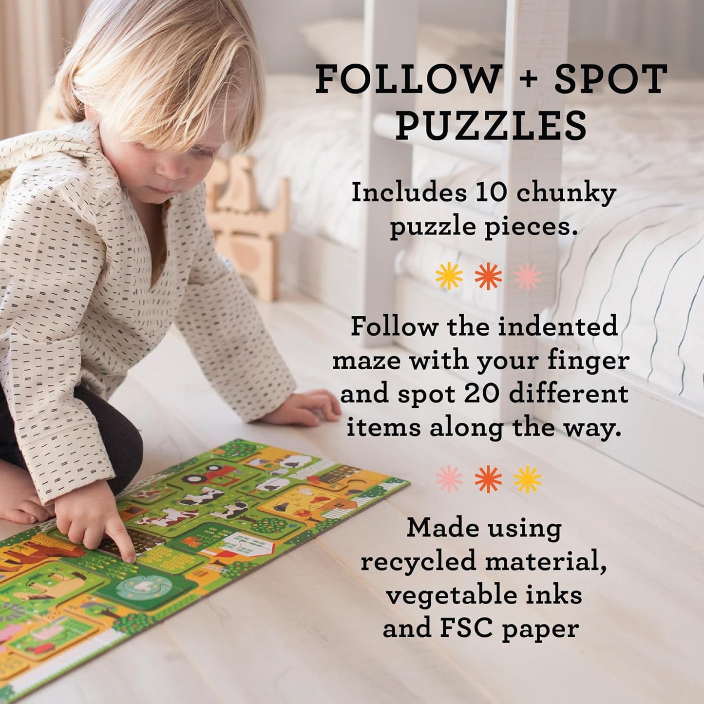 At the Farm Follow + Spot Puzzle