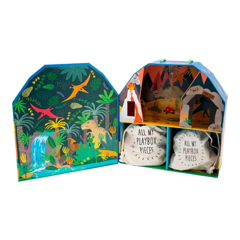 Floss & Rock Playbox with Wooden Pieces- Dinosaur image 3
