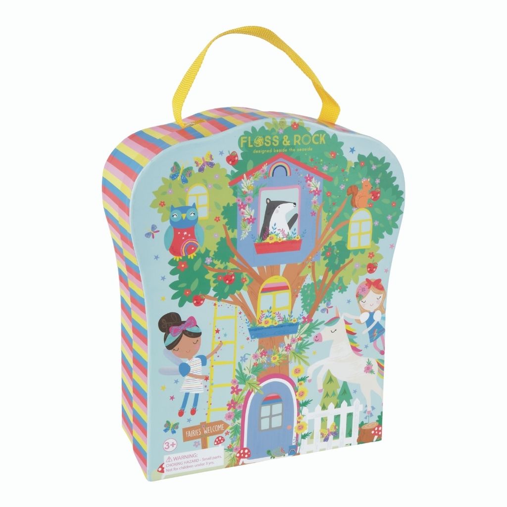 Floss & Rock Playbox with Wooden Pieces - Rainbow Fairy Compact image 1