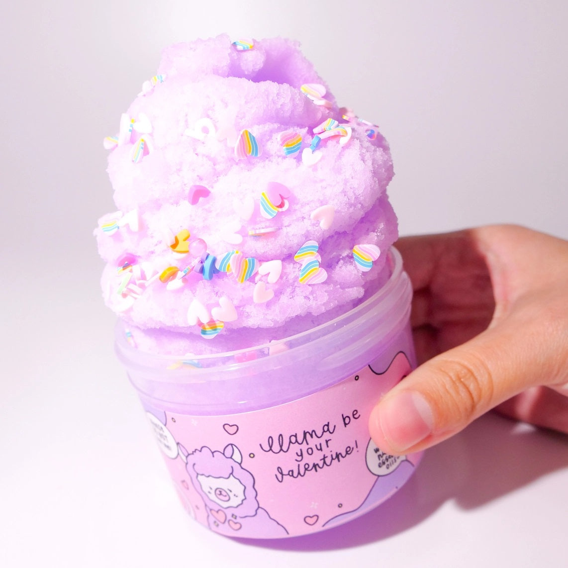 Llama Be Your Valentine- Valentine's Day Slime image 1