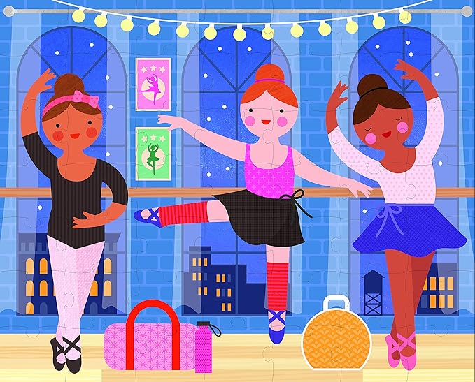 Ballerina Two-sided On-the-Go Travel Puzzle image 2