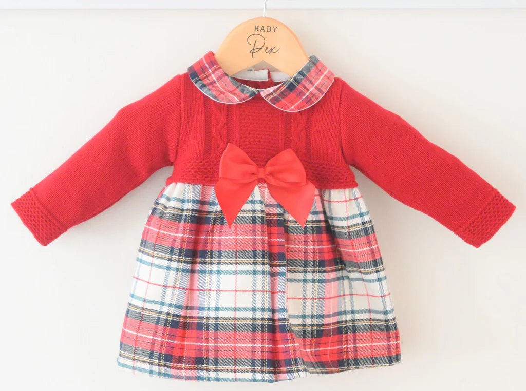 Pex Fiorella Tartan Baby Dress image 1