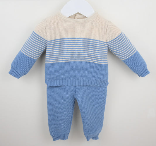 Pex Santiago Trouser Suit- Dusky Blue