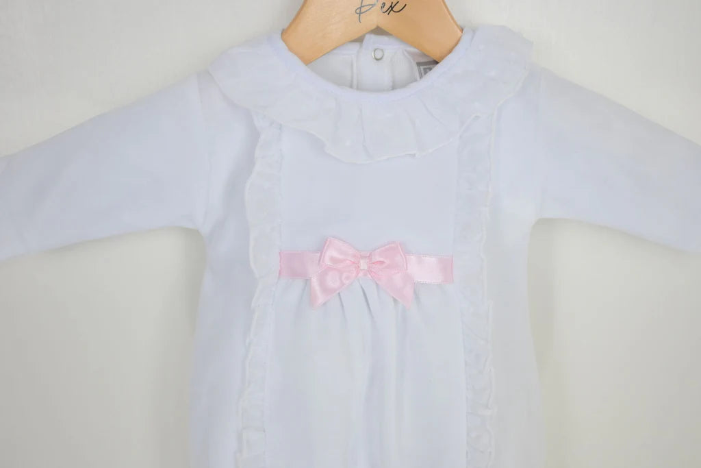 Pex Victoria Velour Sleepsuit