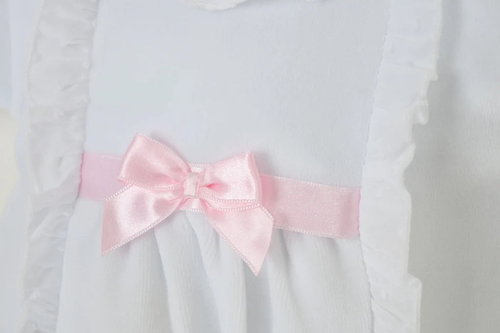 Pex Victoria Velour Sleepsuit