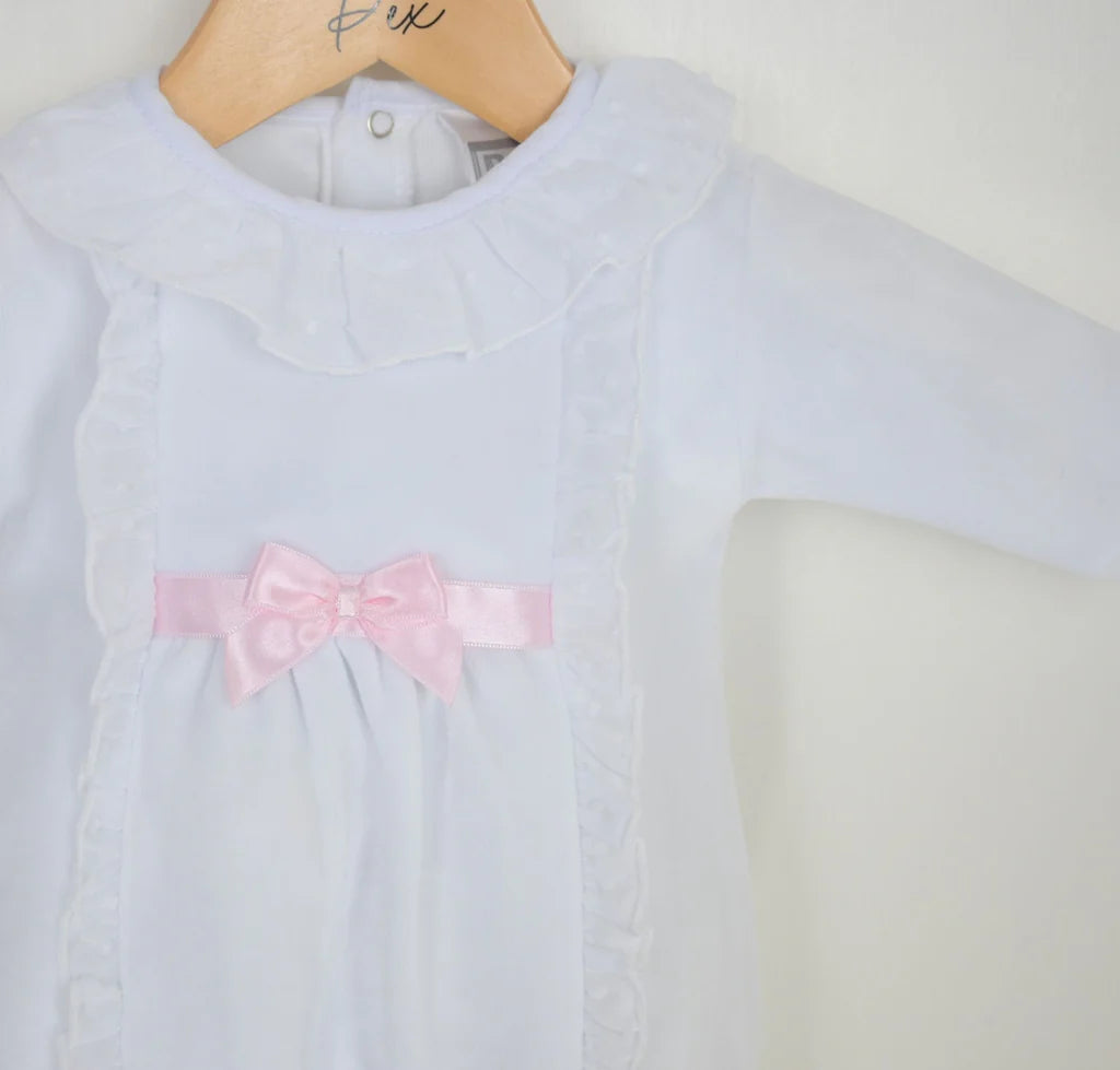 Pex Victoria Velour Sleepsuit