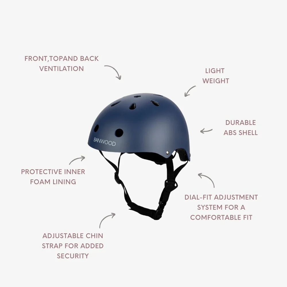 Banwood Kids Helmet- Matte Navy