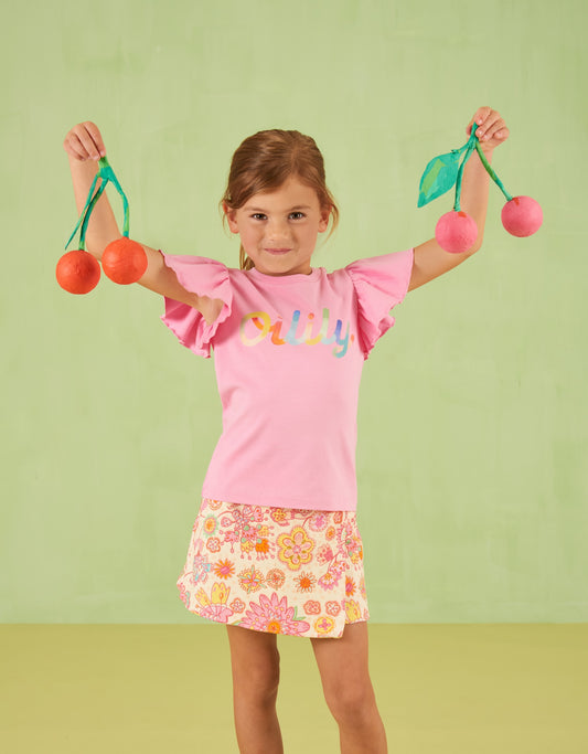 Oilily girls Tjancy t-shirt with colourful print