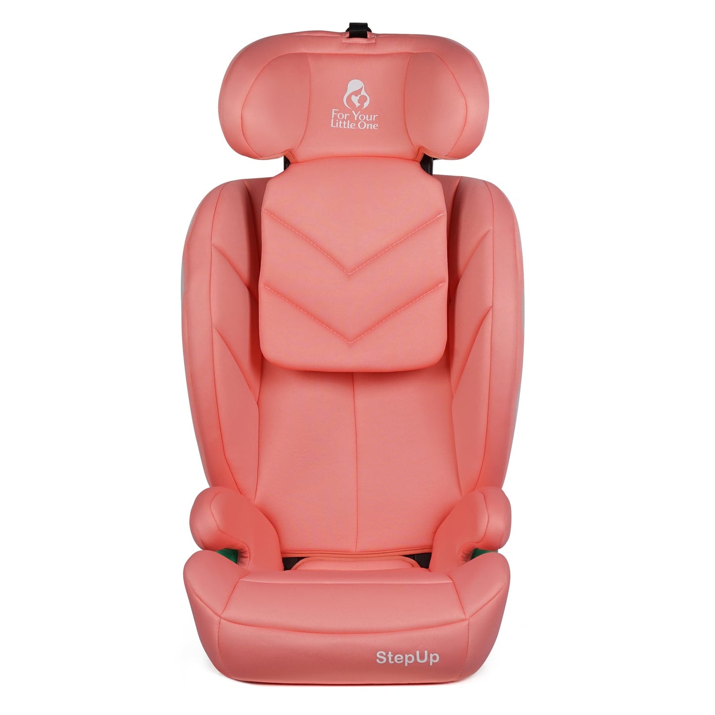 For Your Little One Stepup I-Size Belted 2/3 Car Seat Booster Seat - Blush Rose (4-12 Years)