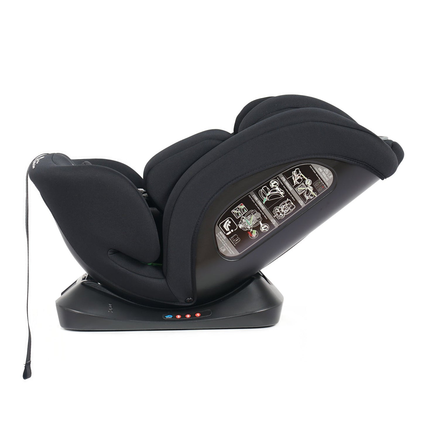 For Your Little One GrowWithMe 0/1/2/3 i-Size Car Seat - Midnight Black (Birth-12 Years)