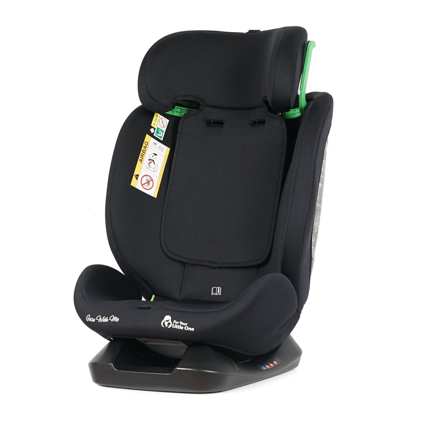For Your Little One GrowWithMe 0/1/2/3 i-Size Car Seat - Midnight Black (Birth-12 Years)