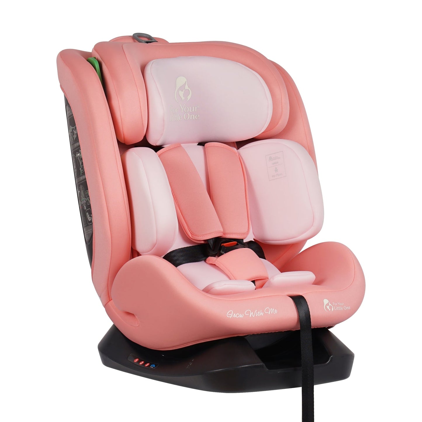 For Your Little One GrowWithMe 0/1/2/3 i-Size Car Seat - Blush Rose (Birth-12 Years)