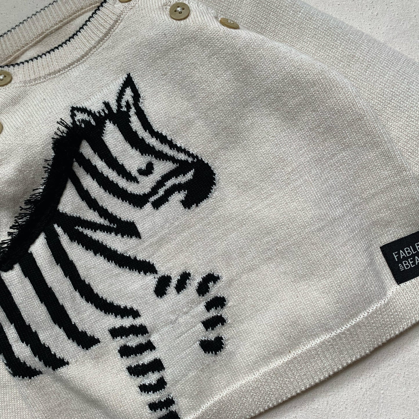 Fable and Bear Lucky Zebra Jumper