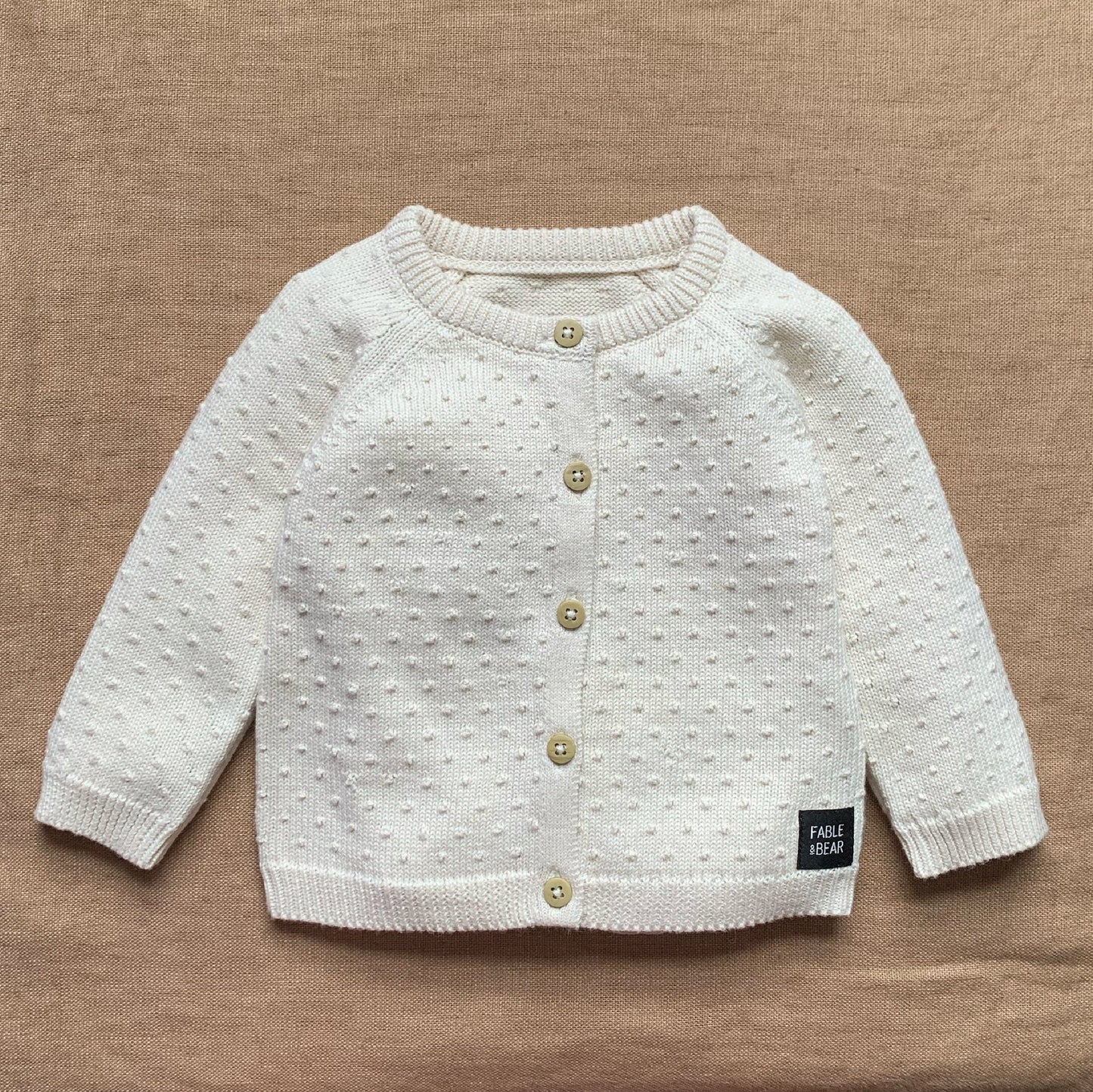 Fable and Bear Popcorn Texture Cardigan