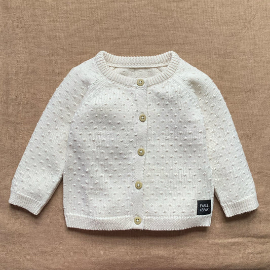 Fable and Bear Popcorn Texture Cardigan