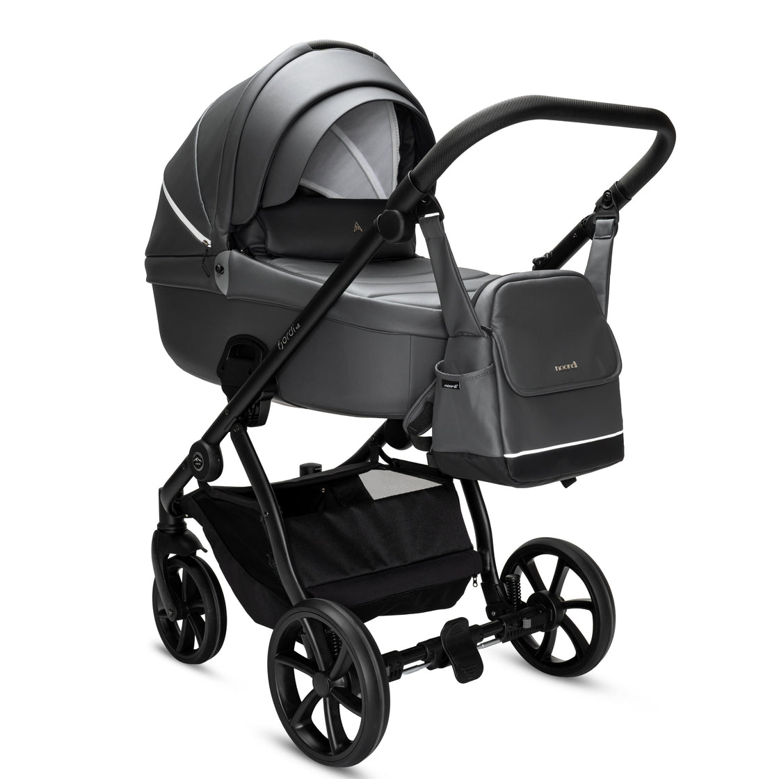 Noordi Fjordi V2 Leather 3in1 with Joie i-Snug 2 Car Seat