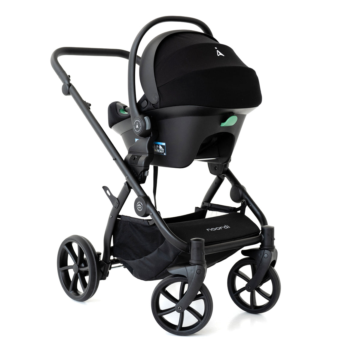 Noordi Sole V3 3in1 with Joie i-Snug2 Car Seat, Slate Black