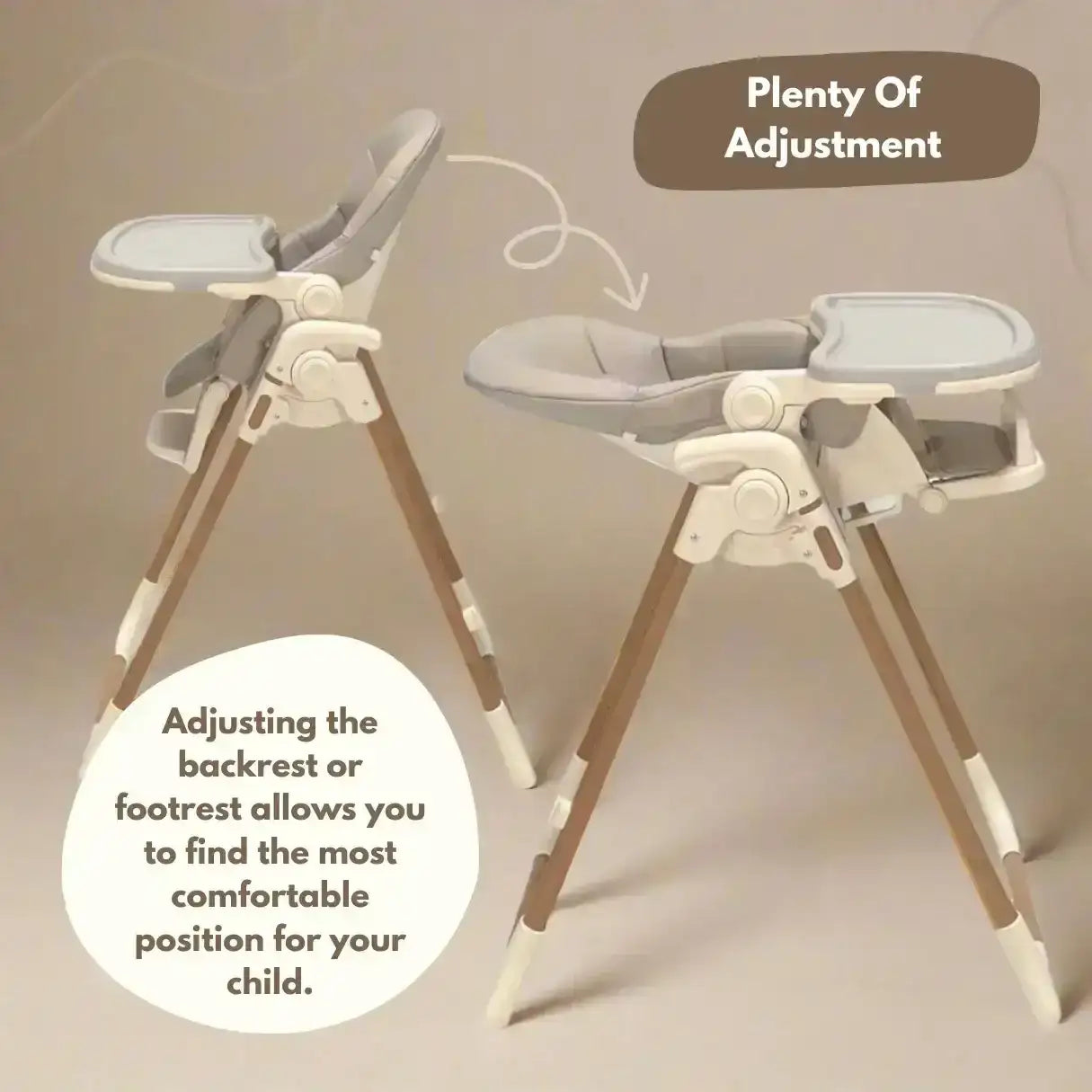 Flare Baby High Chair - Beige